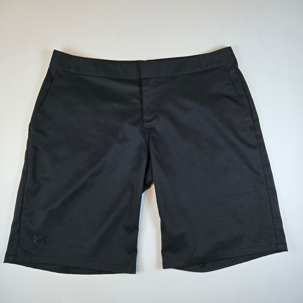 Under Armour Shorts Mens 32x10" Performance Golf Black Athletic Gorpcore